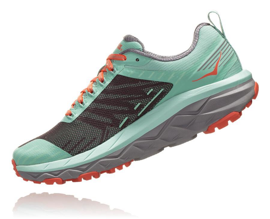 Chaussure Trail Hoka One One Challenger Atr 5 Femme - Vert/Noir - IRG-016297